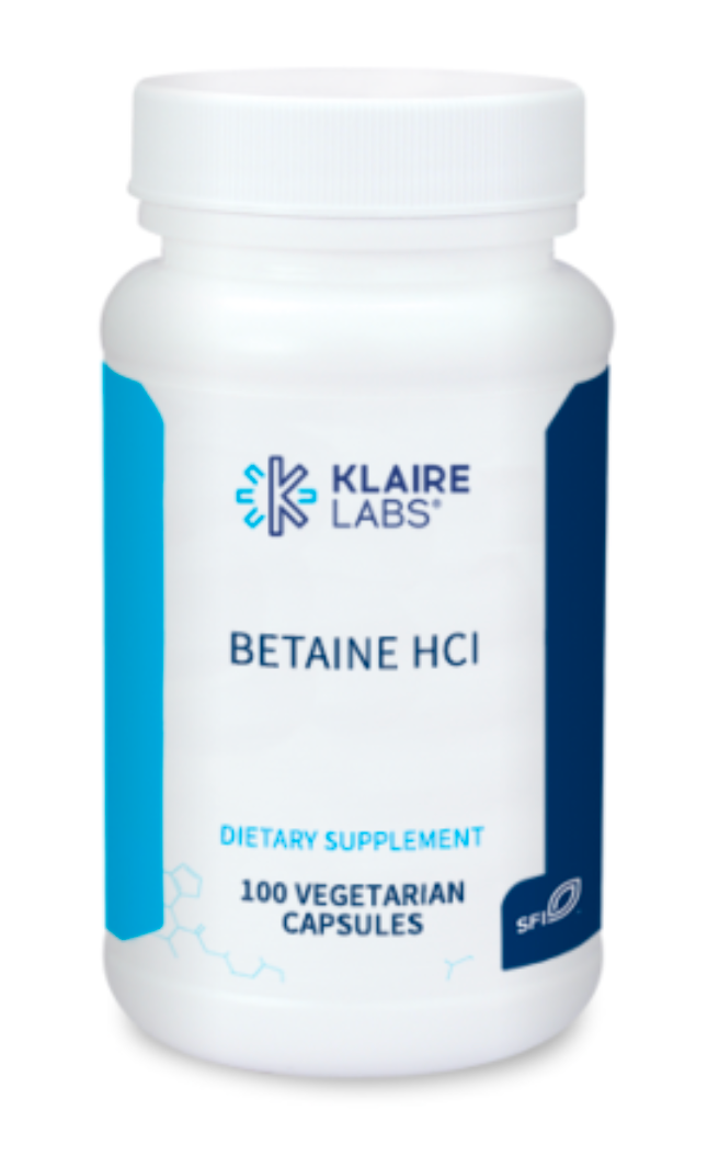 image of the product Klaire BETAINE HCl